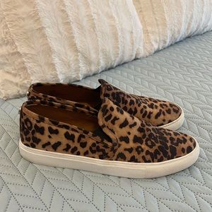 Steve Madden Women's Animal Print Safary Slip On Sneaker Size 10M